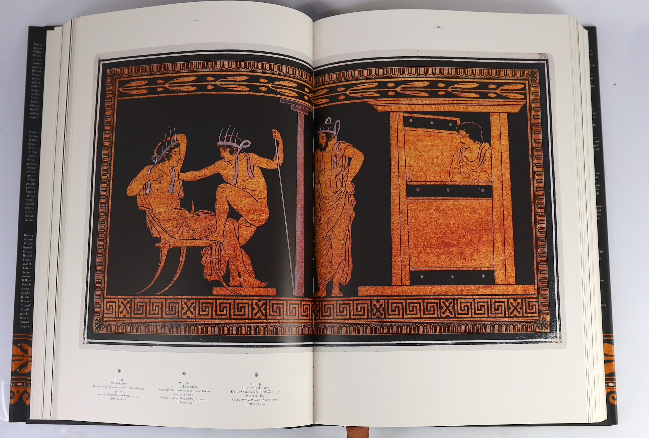 D’Hancarville, Pierre-Francois Hughes - Collection of Etruscan, Greek and Roman Antiquities from the Cabinet of the Hon, W. Hamilton, folio, pictorial boards, in d/j, text in English, French and German, Taschen, 2004, wi